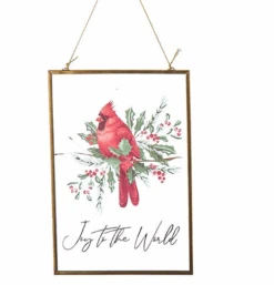 Kurt Adler Glass Plate With Cardinal Ornament - -Festive Ornaments Deals u2aynfxlt9zmalnrvav7