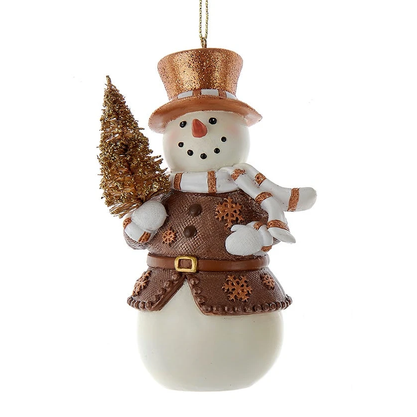 Kurt Adler Enchanted Forest Snowman Ornament - Coat 1 Kurt Adler Enchanted Forest Snowman Ornament - Coat