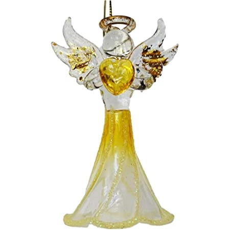 Kurt Adler Crystal Birthstone Angel Ornament - November 1 Kurt Adler Crystal Birthstone Angel Ornament - November