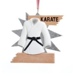 Kurt Adler Black Belt - Karate Ornament