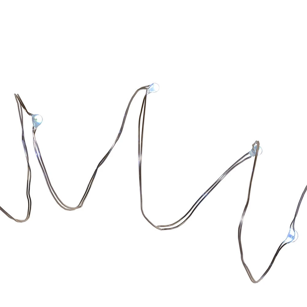 Kurt Adler 25-Light Battery-Operated Cool White LED Fairy Lights 3 Kurt Adler 25-Light Battery-Operated Cool White LED Fairy Lights - Image 3