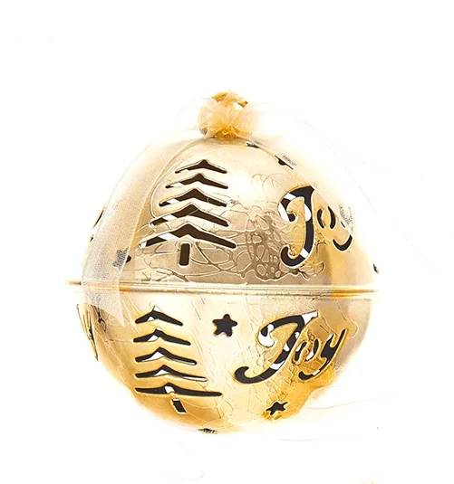 Kurt Adler Hanging Word Bell Ornaments - Gold - 2 Kurt Adler Hanging Word Bell Ornaments - Gold - - Image 2