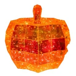 Kurt Adler 200-Light Orange Micro LED Holographic Jack-O-Lantern -Festive Ornaments Deals ulbxf7ntqcefpabszcqc