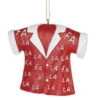 Kurt Adler Christmas Shirt Ornament - Red Fa La La La