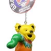 Kurt Adler Grateful Dead Bear Ornament - Yellow