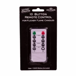 Kurt Adler 10 Button Remote Control For Flicker Flame Candles