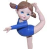 Kurt Adler Resin Gymnast Girl Ornament - Blue
