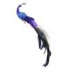 Kurt Adler Feather Peacock Clip-On Ornament - Purple