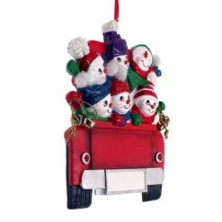 Kurt Adler Snowman On Truck Ornament - Family Of 2 -Festive Ornaments Deals vivdjzprmn9278iozp1f