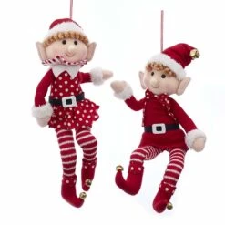 Kurt Adler Fabric 15 Inch Elf Ornament - Boy 6 Kurt Adler Fabric 15 Inch Elf Ornament - Boy -Festive Ornaments Deals vwda89h8urxxe6zvxcii