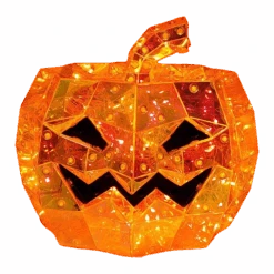 Kurt Adler 100-Light Orange Micro LED Holographic Jack-O-Lantern -Festive Ornaments Deals wbv5xd7v2ur5gvr0mgnc