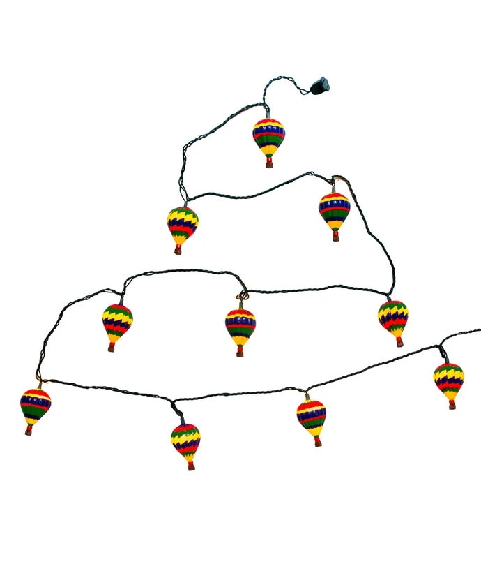 Kurt Adler UL 10-Light Hot Air Balloon Light Set 2 Kurt Adler UL 10-Light Hot Air Balloon Light Set - Image 2