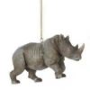 Kurt Adler Safari Animal Ornament - Rhino