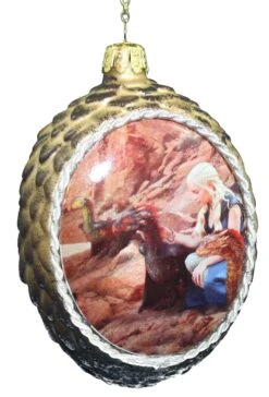 Kurt Adler Game Of Thrones Glass Dragon Egg - Gold -Festive Ornaments Deals wfyzua4x6gg7j4laco1f
