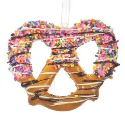 Kurt Adler Frosted Pretzel Ornament - 6 Kurt Adler Frosted Pretzel Ornament - -Festive Ornaments Deals wg5qnktgi3tzco0ptzsc