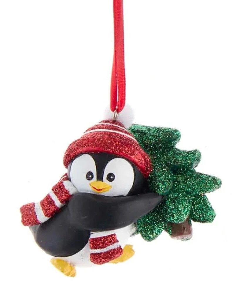 Kurt Adler Penguin With Hat And Scarf Ornament - Tree 1 Kurt Adler Penguin With Hat And Scarf Ornament - Tree