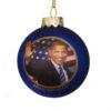Kurt Adler Obama Miss Me Now Glass Ball Ornament