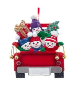 Kurt Adler Snowman On Truck Ornament - Family Of 2 -Festive Ornaments Deals wxvw3n3fhqbblm97mcu8