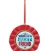 Kurt Adler Worlds Best Friend Ribbon - Ornament
