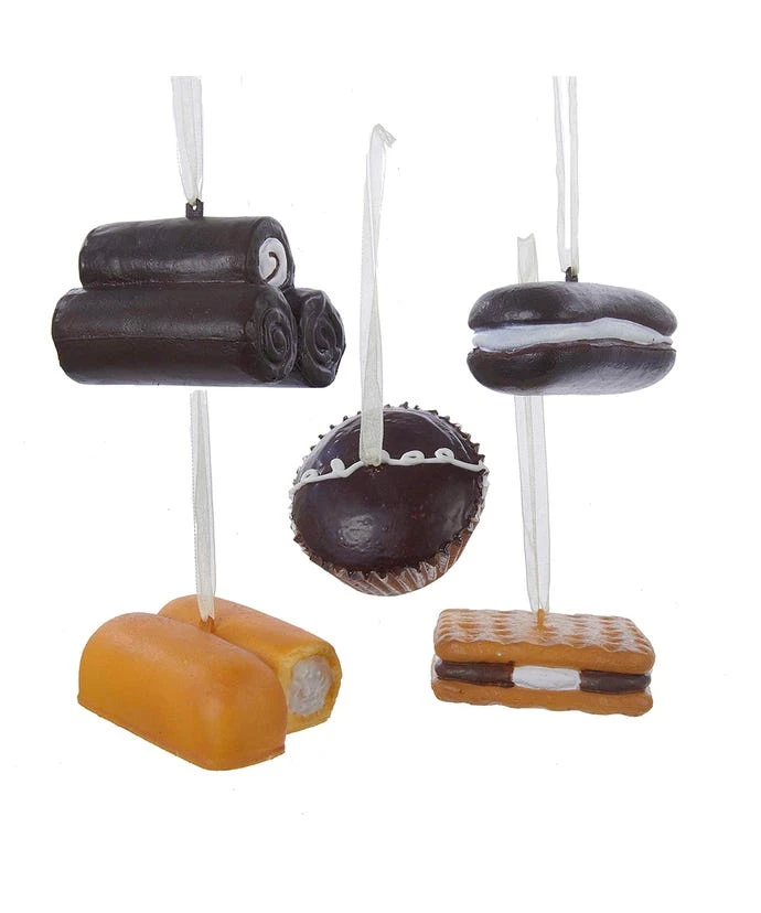 Kurt Adler Foam Cake Ornaments - 6 Kurt Adler Foam Cake Ornaments - - Image 6