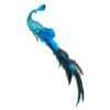 Kurt Adler Feather Peacock Clip-On Ornament - Blue