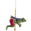Kurt Adler Resin Carousel Ornament - Frog