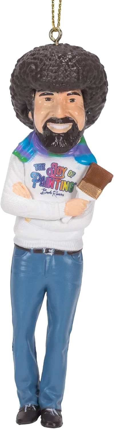Kurt Adler Bob Ross The Joy Of Painting Ornament 1 Kurt Adler Bob Ross The Joy Of Painting Ornament