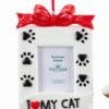 Kurt Adler 5.25 Inch Pet Picture Frame Ornament - Cat