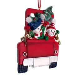 Kurt Adler Snowman On Truck Ornament - Family Of 2 -Festive Ornaments Deals yrtlf8y80ye8glh3rqcb