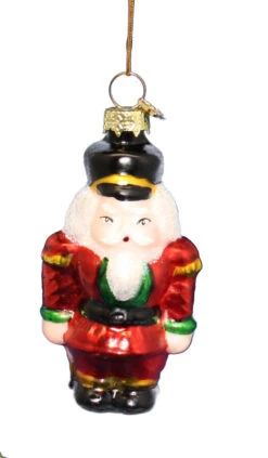 Kurt Adler 3 Inch Boxed Glass Ornament - Nutcracker