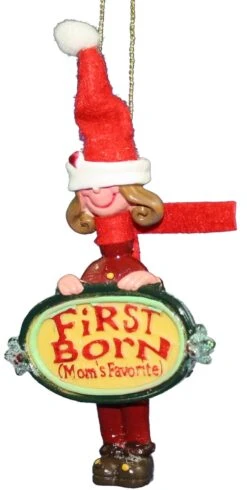 Kurt Adler 3.5 Inch Mom's Favorite Ornament - First Boy -Festive Ornaments Deals z4mx78xv7jzhshtvpaj6