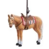 Kurt Adler Western Horse Ornament - Light Brown