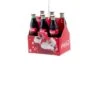 Kurt Adler Coca-Cola Glass Bottle 6-Pack Ornament