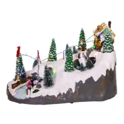 Kurt Adler Skiing Village With Motion - Music - Lights -Festive Ornaments Deals zrkdrxhpxmgzzjepxyvr